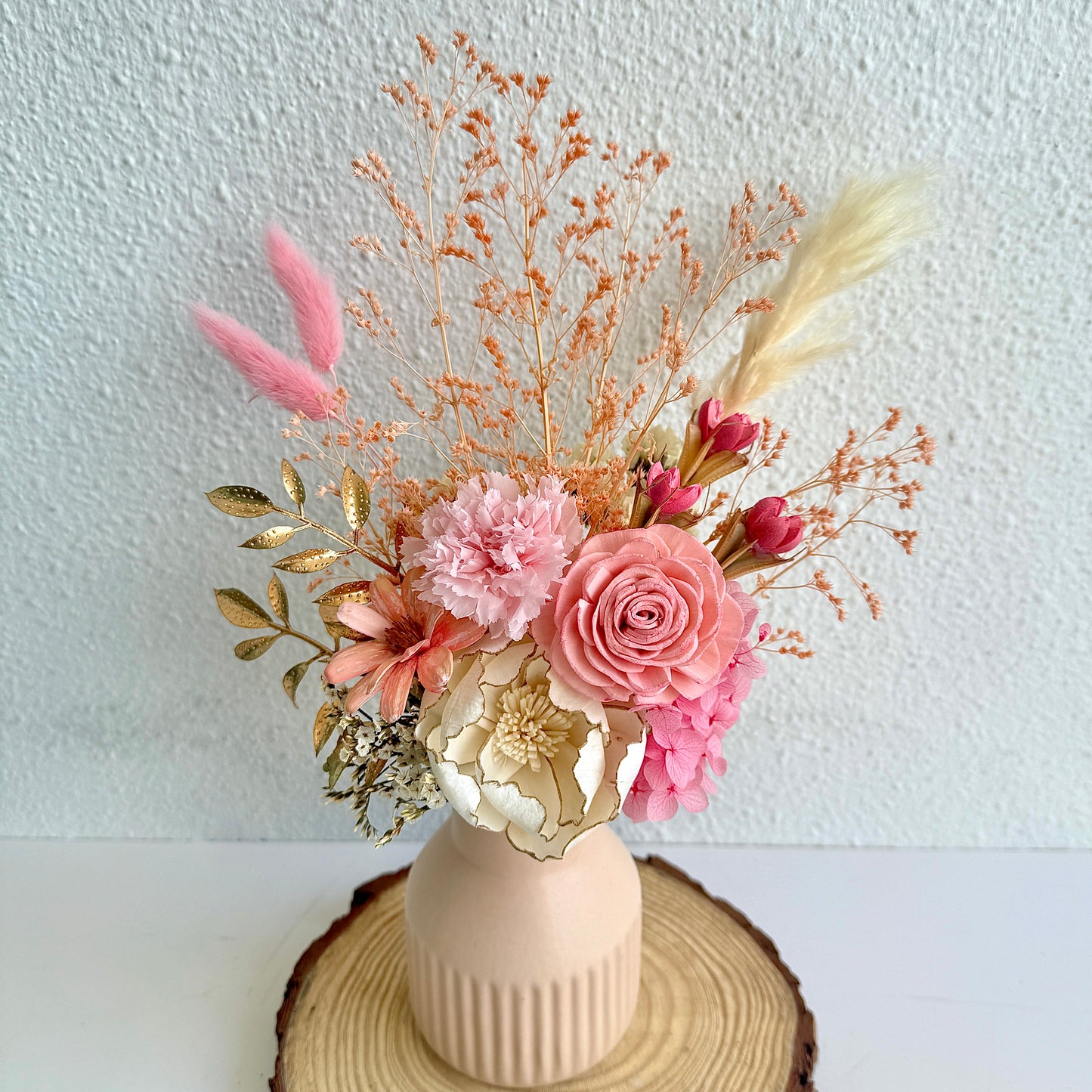 Everlasting Coral Embrace - Blessed Blooms