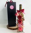Preserved Roses in Wine Bottle