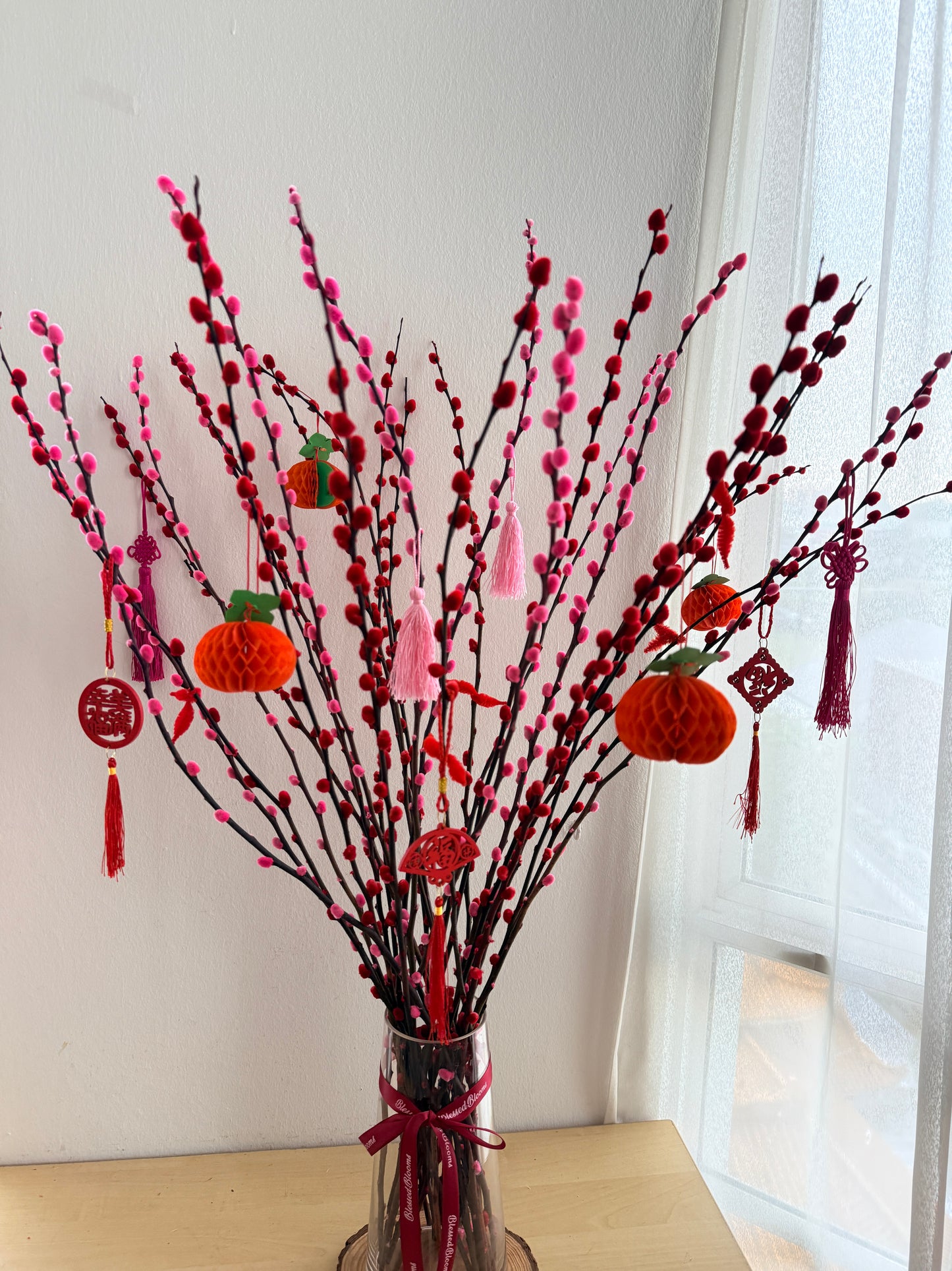 Classic Pussy Willow Vase