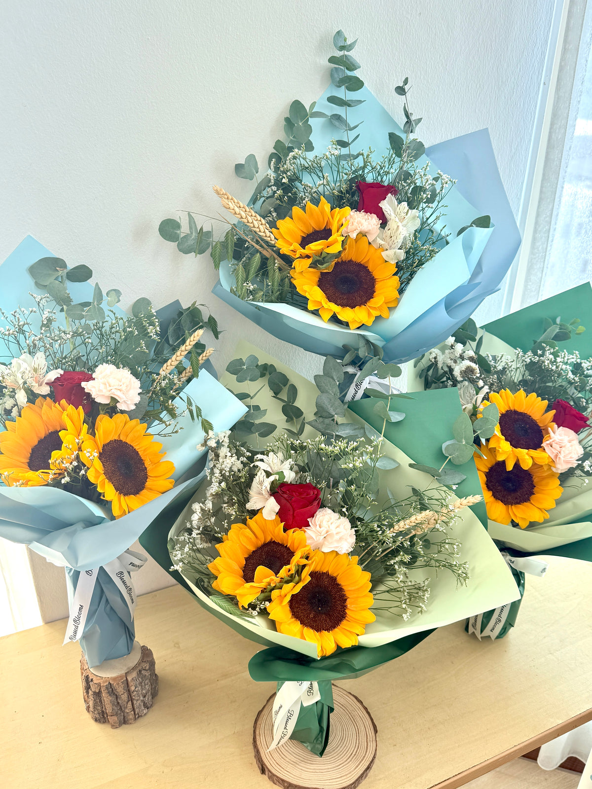 Sunflower bouquets