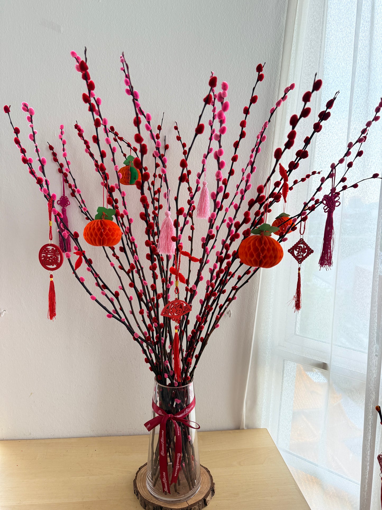 Classic Pussy Willow Vase