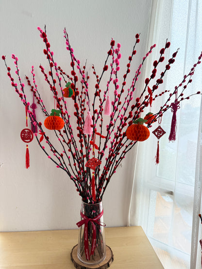 Classic Pussy Willow Vase