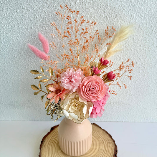 Everlasting Coral Embrace - Blessed Blooms