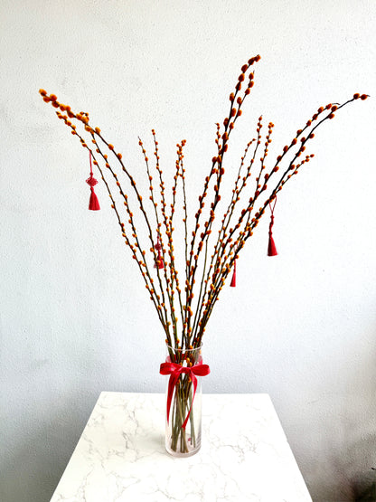 Classic Pussy Willow Vase