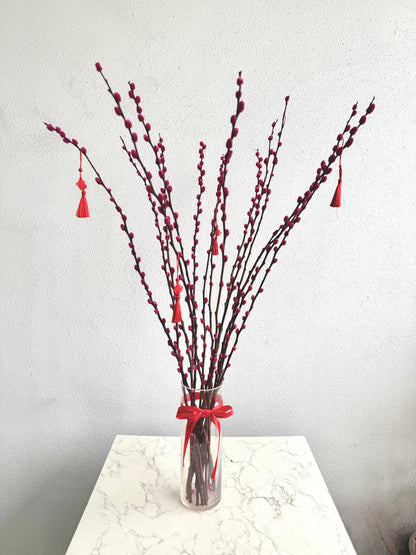 Classic Pussy Willow Vase