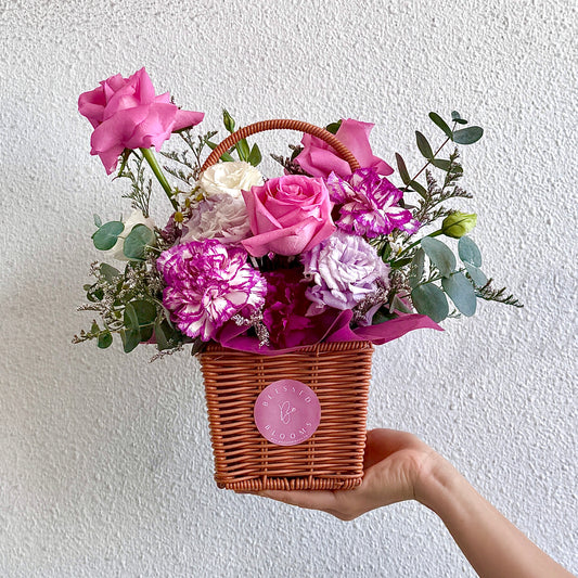 Weekly Blooms (Basket) - Blessed Blooms